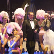 Monsieur Jeton accompanied the audience through an evening of glamour at the Gourmet Palast in Heilbronn.