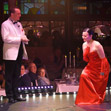 Monsieur Jeton accompanied the audience through an evening of glamour at the Gourmet Palast in Heilbronn.